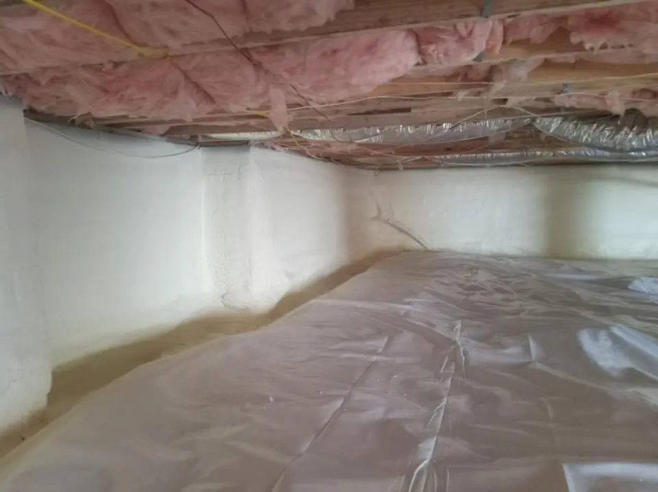 Crawl space encapsulation with closed-cell spray foam for Roof Waterproofing in Litchfield Park
